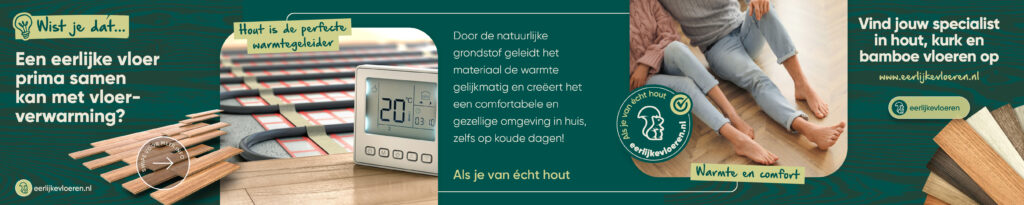 Wist je dat een eerlijke vloer prima samen kan met vloerverwarming?